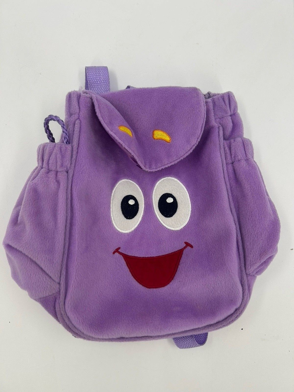 Nickelodeon Purple Dora The Explorer Mr. Face Plush 10″ Backpack Tote Mr. Map