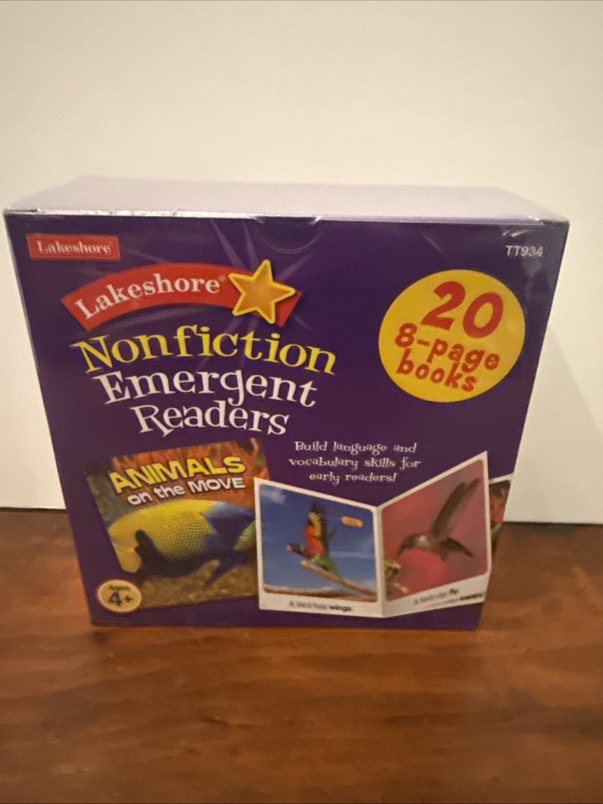 Lakeshore Non Fiction Emergent Readers Box of 20 8-page books New Sealed Set