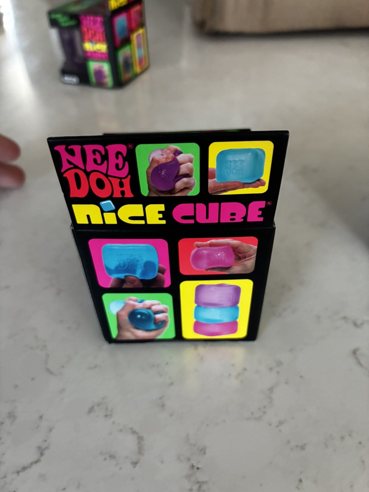 Schylling Nee Doh Nice Cube – Super Solid Squish! (Pink) – Brand New Sealed