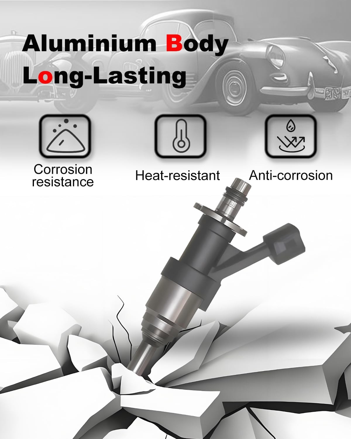 Chevy Silverado 2014-2018 2500 Fuel Injector Compatible for 1500 Cheyenne Sub