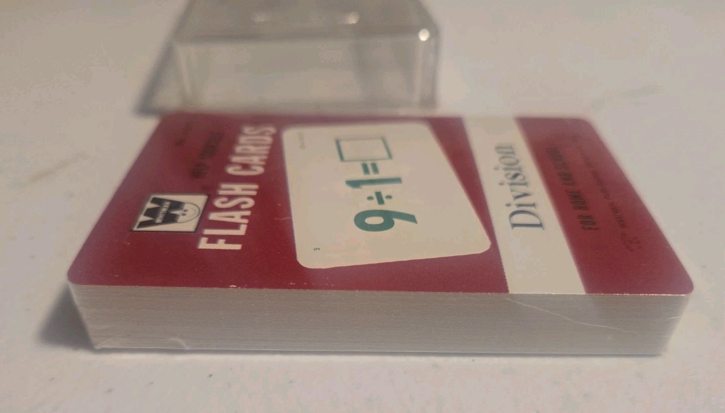 1962 WHITMAN DIVISION Flash Cards SEALED In Plastic Case