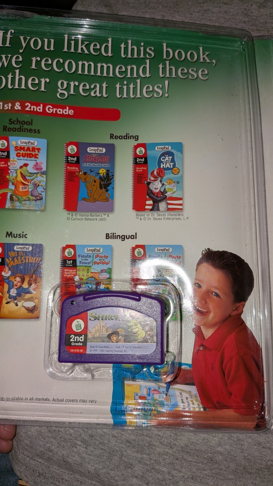 LeapPad 2 Game Lot Complete. Includes Shrek 2 And Smart Guide