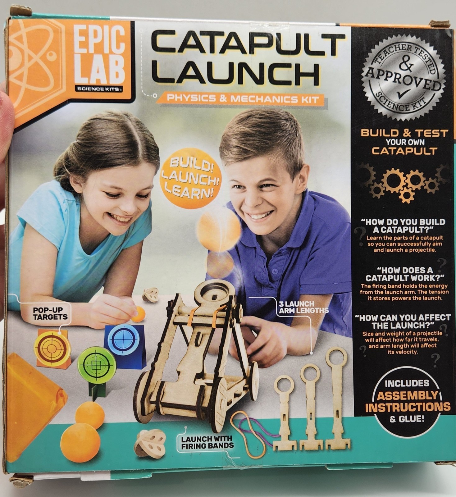 Epic Lab Science Kits Physics & Mechanics Kit Catapult Launch 2021 Brand New