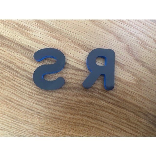 Unbranded Magnetic Foam Alphabet Letters Kids Blue Red Good Uppercase Set Case