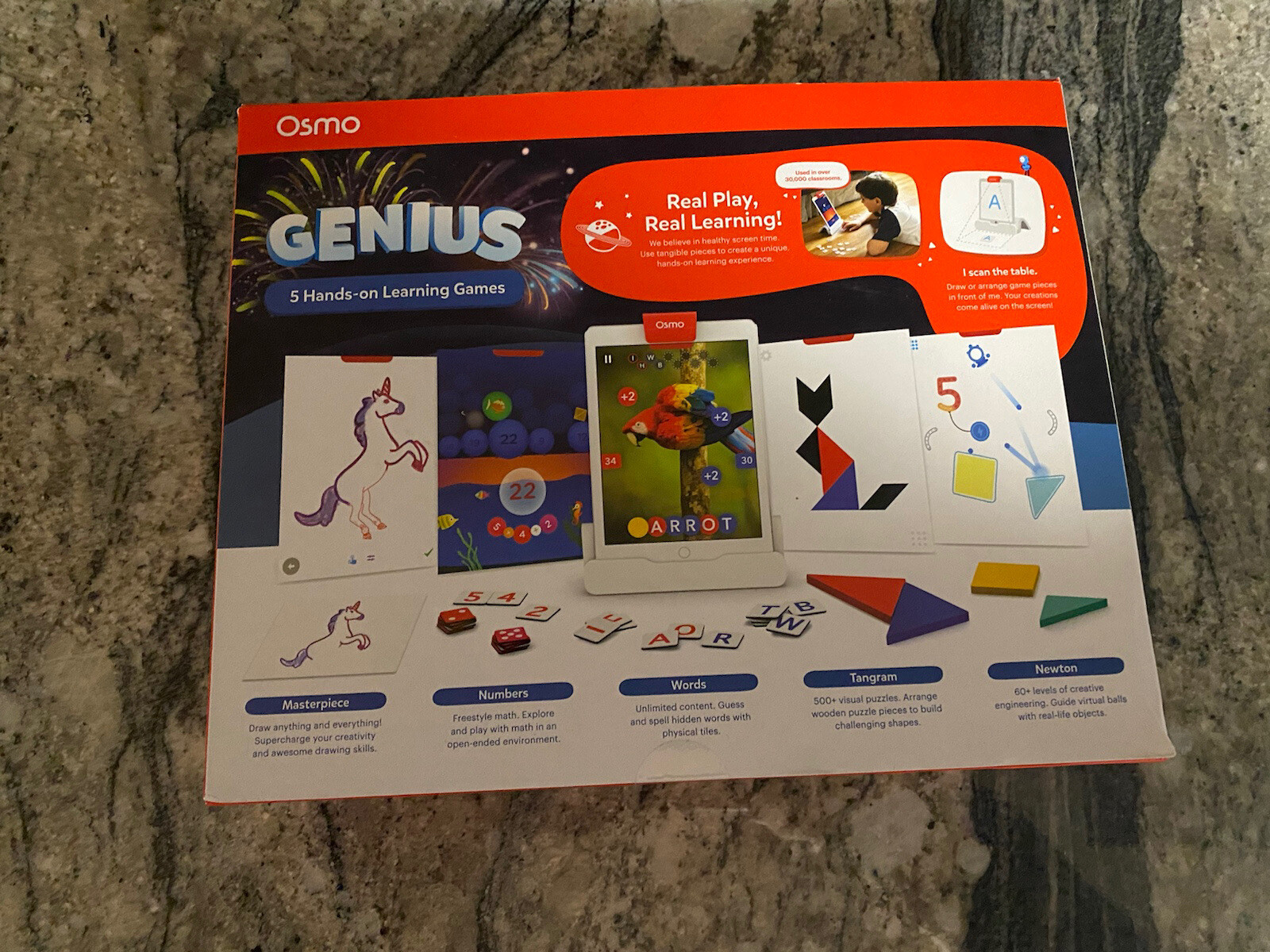 Osmo 901-00011 Genius Starter Kit Learning System Missing Tangram Pieces