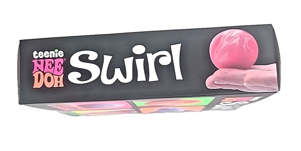 Teenie Nee Doh Swirl Ball Sensory Squeeze Toys 4 Pack New 4 Colors