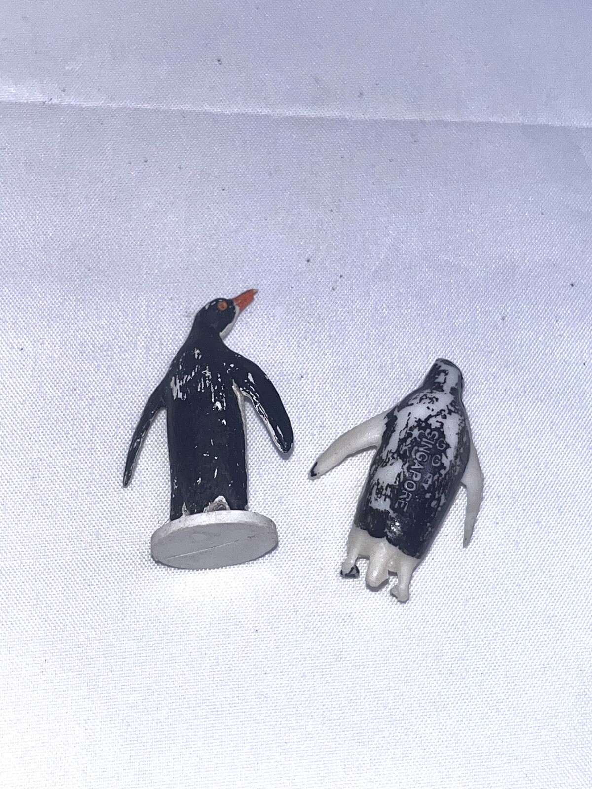 Vintage Plastic Toys Arctic Animals Lot Of 2 Penguins Singapore
