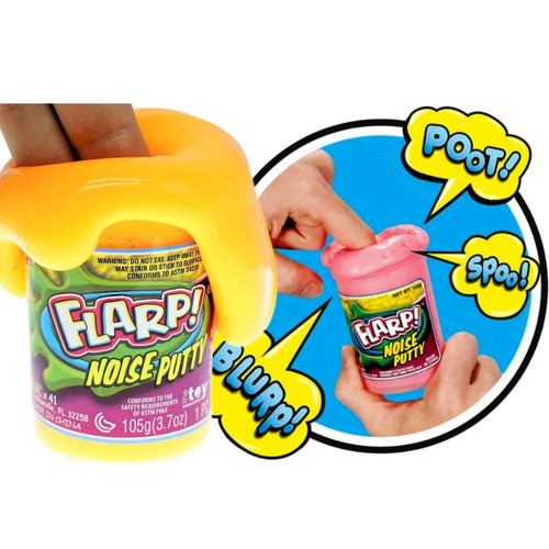 Flarp Noise Putty Set of 3 Sensory Fidget Toy Slime Ages 4+ Kids