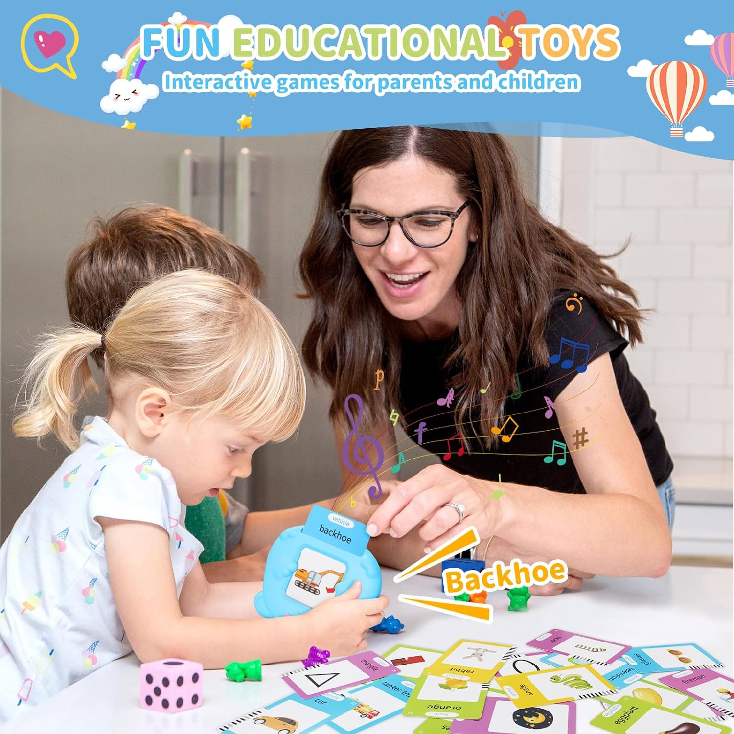 Talking Flash Cards Learning Machine – English, Spanish, French, German