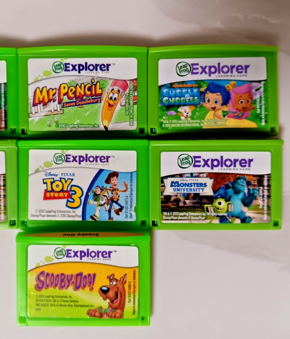 7 Leap Frog LeapPad Explorer Learning Game lot
