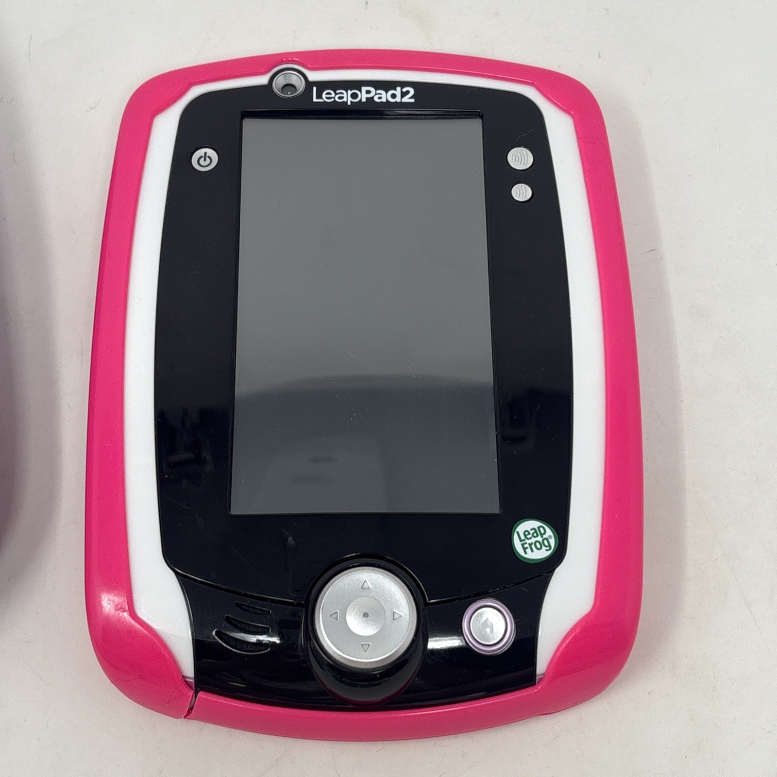 LeapFrog Leap Pad 2 Kids Tablet, Purple Carrying Case, 4 Games Lot Working