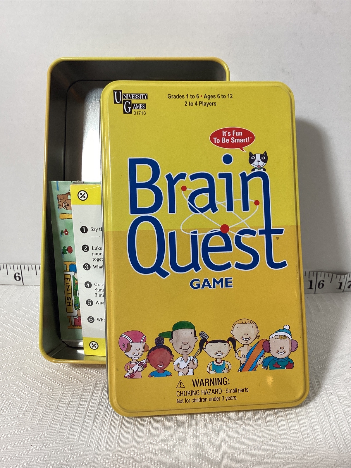 University Games Brain Quest Game For Grades 1-6 New Open Box
