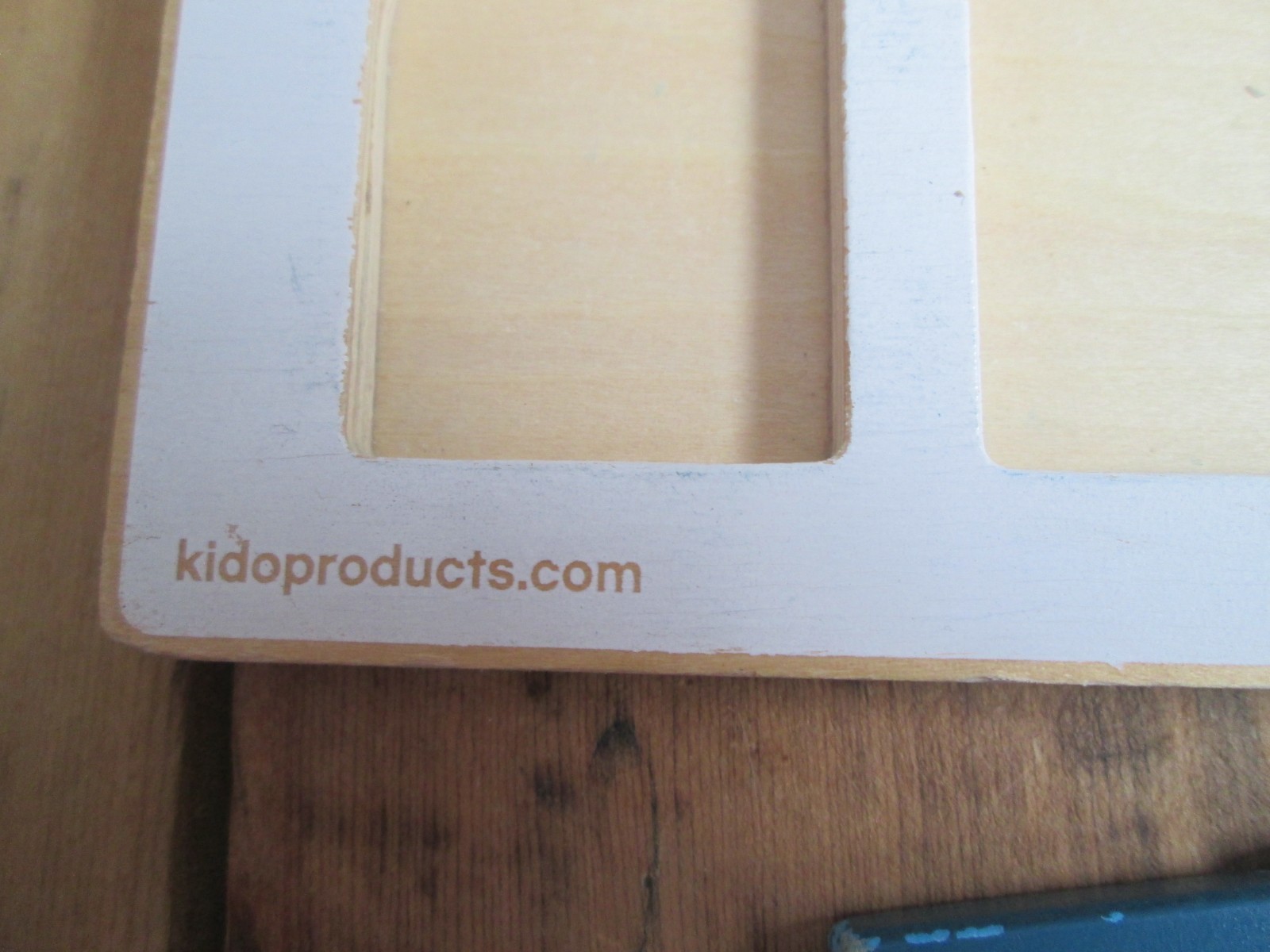 Kidoproducts Wood Rectangular Puzzle Kid O Shapes Blue Rectangles Simple 7-Piece