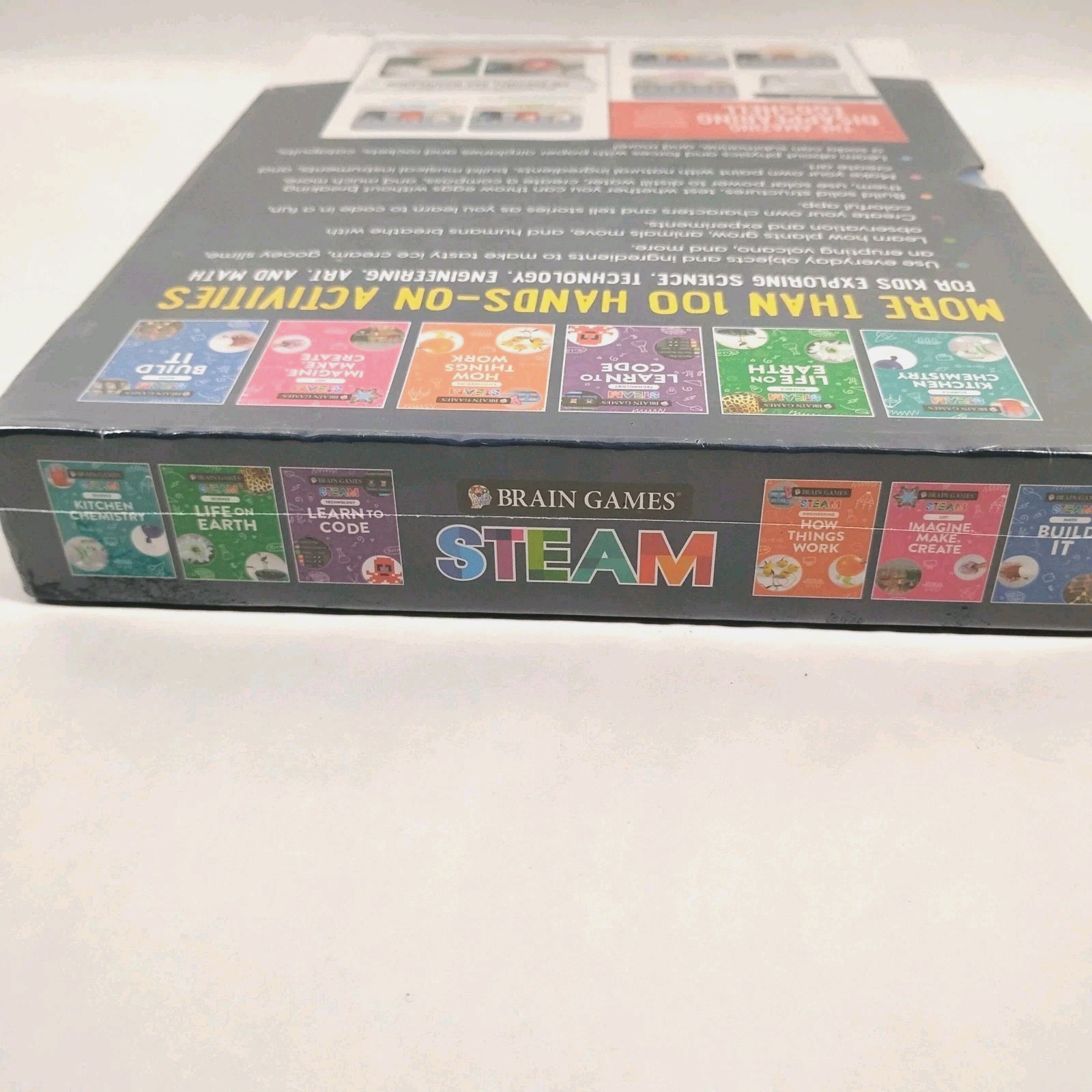 Brain Games Steam 6 Dyanmic Book Box Set Experiments New Sealed