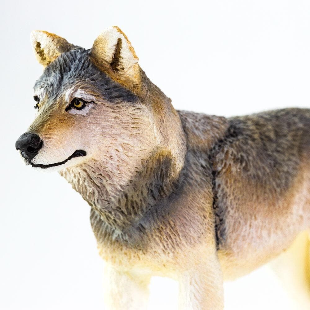 GRAY WOLF Animal Figurine Safari Ltd toy North American Safari Collection