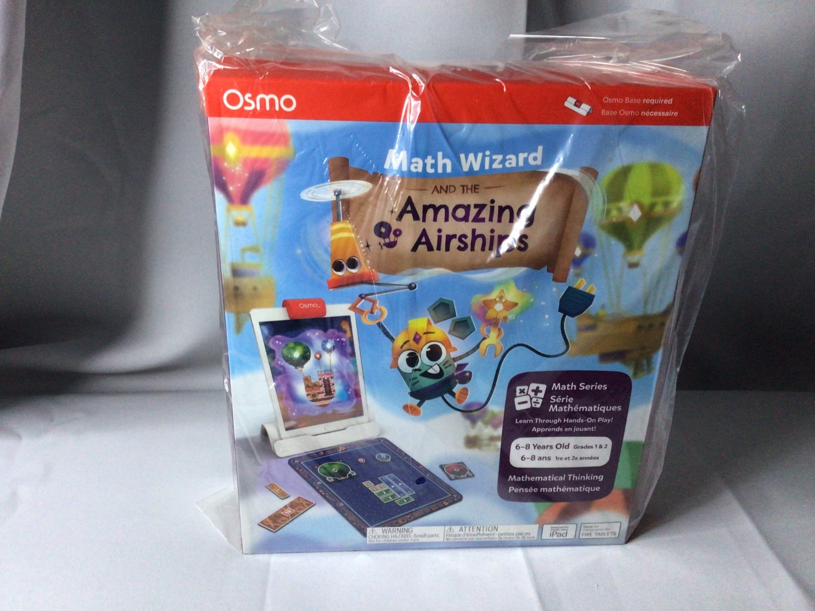 Osmo Math Wizard and the Amazing Airships iPad Tablet. Ages 6-8.