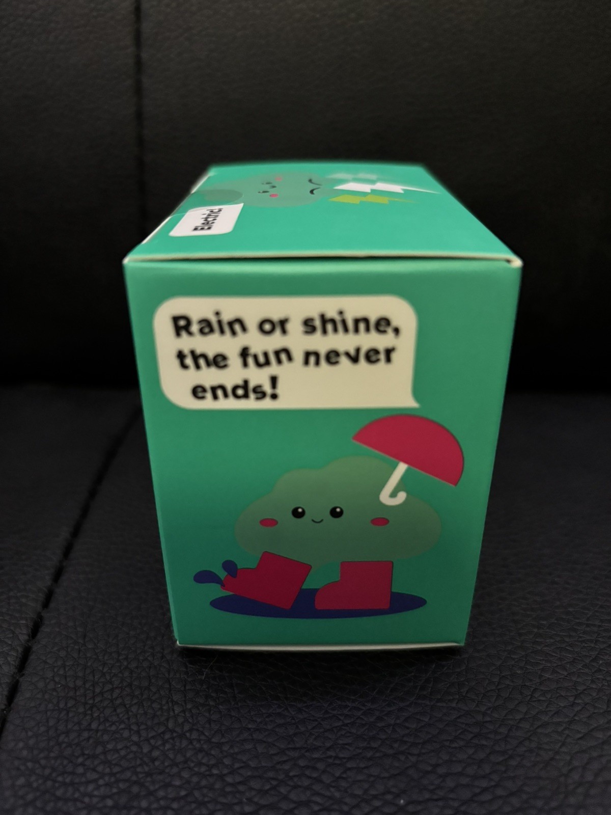 J’ADORE Glitter Cloud Blue Squishy Sensory Glitter Squeeze Toy GREEN/TEAL