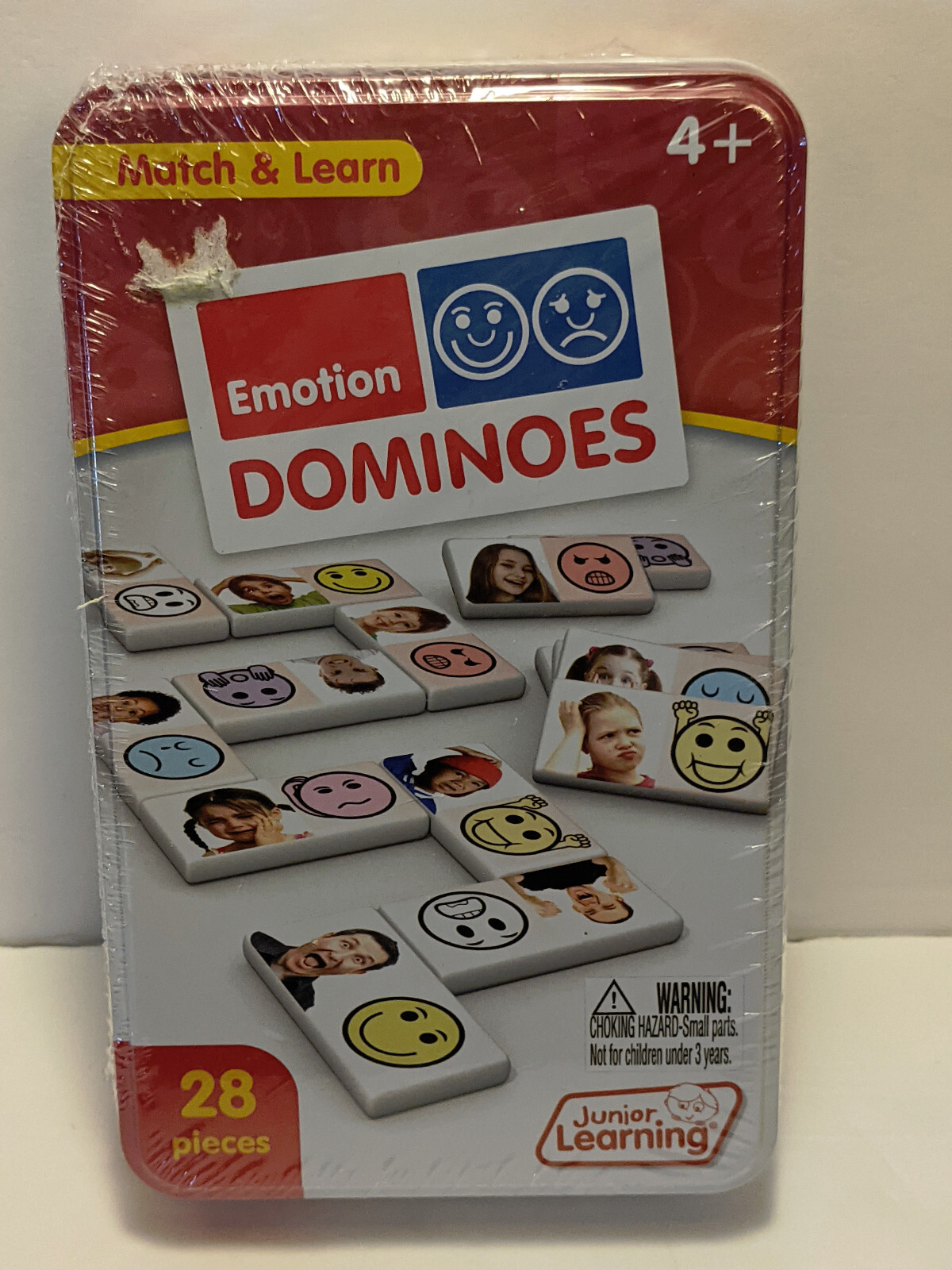 EMOTION DOMINOES Domino GAME #JL498 Junior Learning Ages 4+ Sealed package