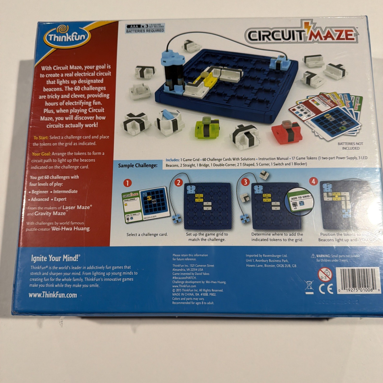 Circuit Maze Electric Current Logic Board Game Educational Complete Tested Works