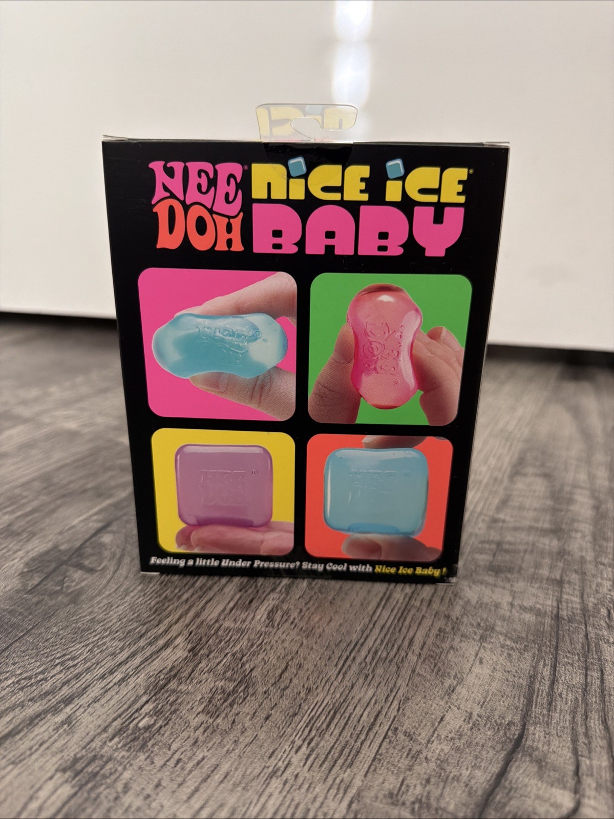 Nee Doh Nice Ice Baby 4 pack Mini Nice Cubes Pink Blue Purple Sealed Authentic