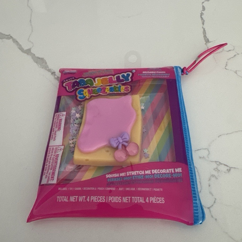 Squishy Taba Jelly Squeezeables Cherry Poptart Squish Squeeze Fidget Sensory Toy