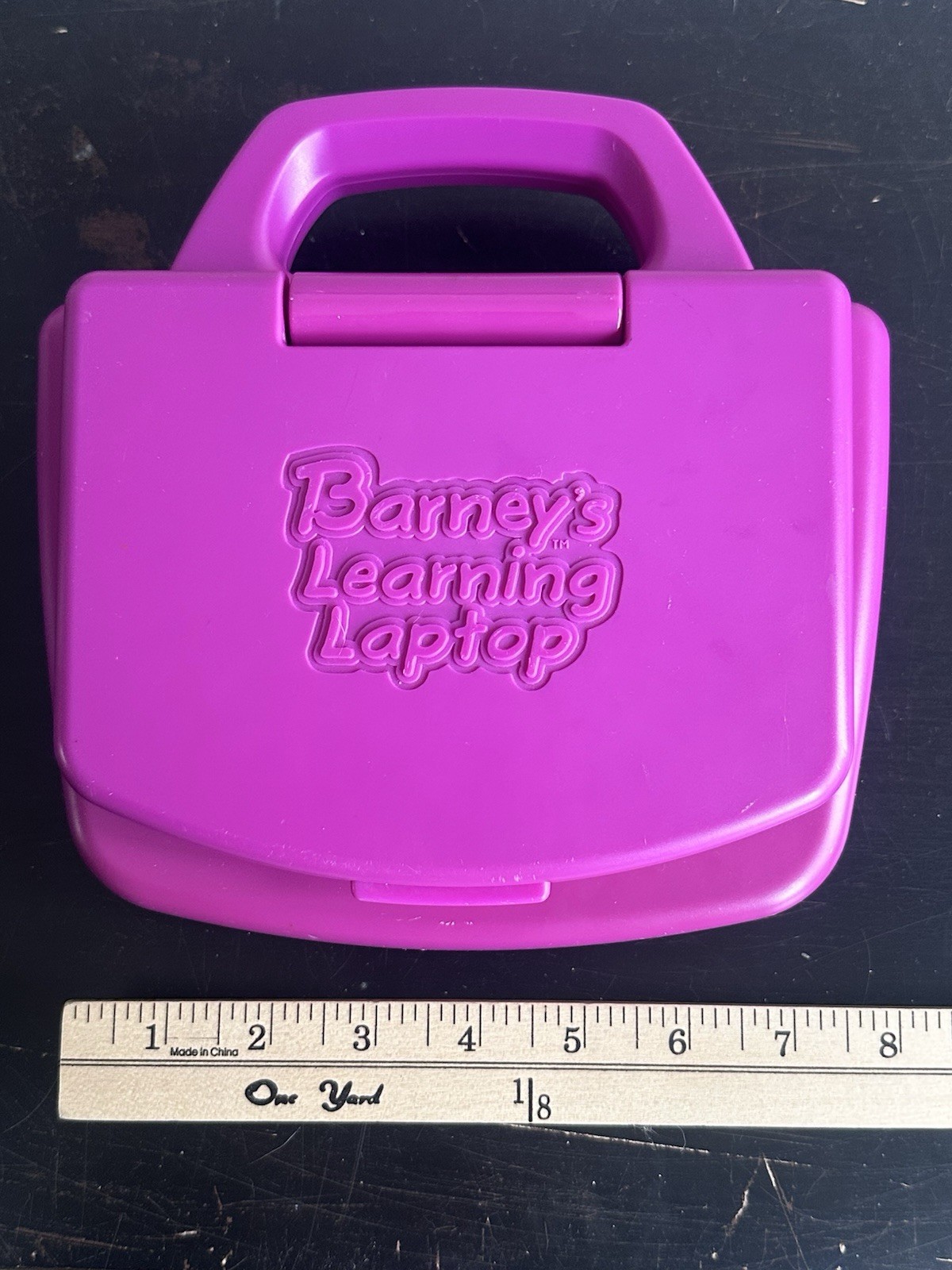 VTG Barney’s Learning Laptop 1999 Interactive Tiger Toy Educational Works