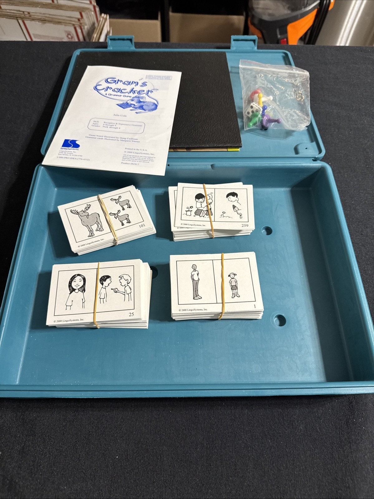 Linguisystems Vocabulary Play by Play Game Gram’s Cracker A Grammar Game