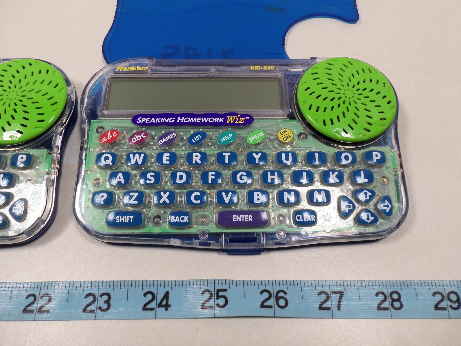 Lot of 2 Franklin Speaking Homework Wiz KID-240 Handheld Computer Homework Help