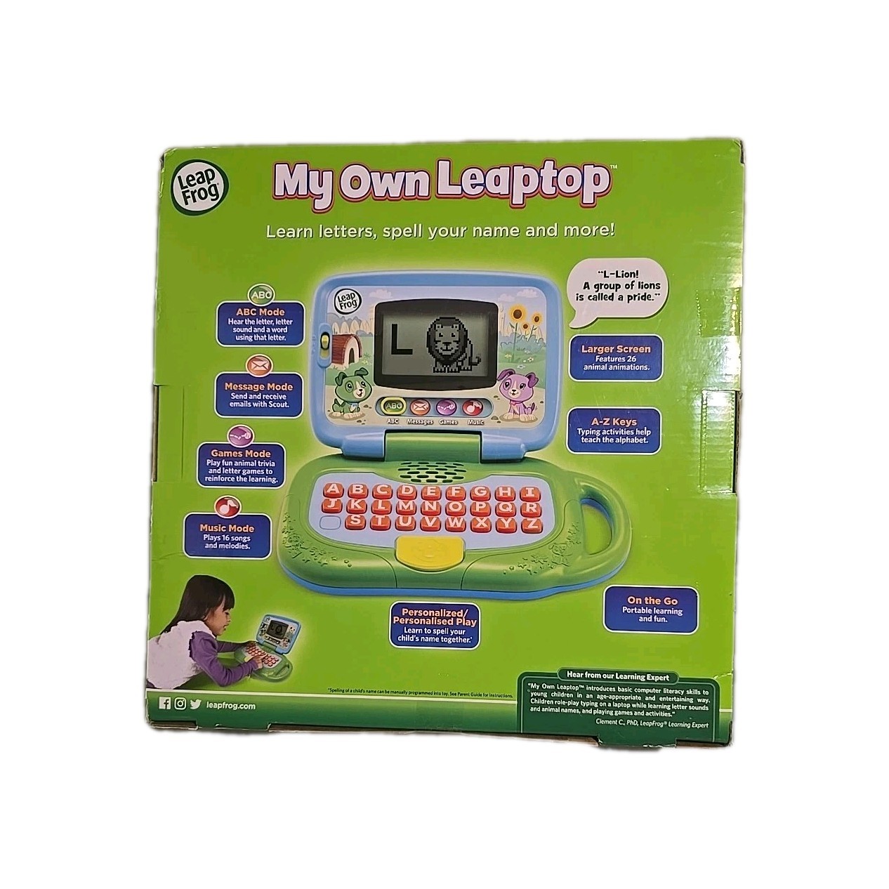 LeapFrog My Own Leaptop Toy: Core Learning Skills, 2+ Years (Brand New | NIB)