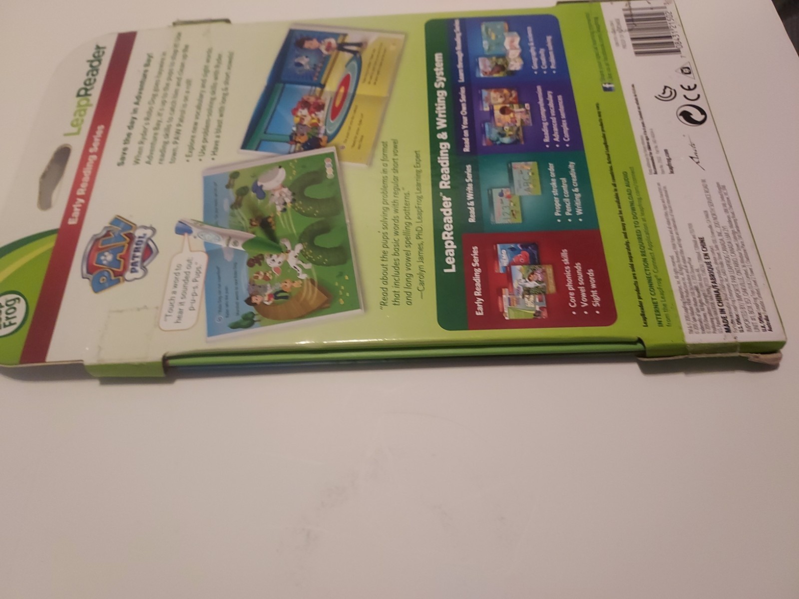 Leap Frog PAW PATROL THE GREAT ROBOT RESCUE–Works on LEAPREADER ONLY