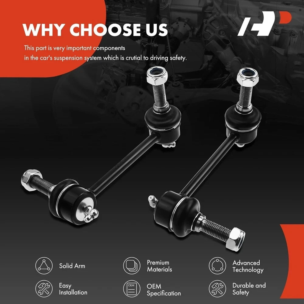 2 x Front Sway Bar Links Stabilizer Bar Links, Compatible with Jeep Grand Cherok