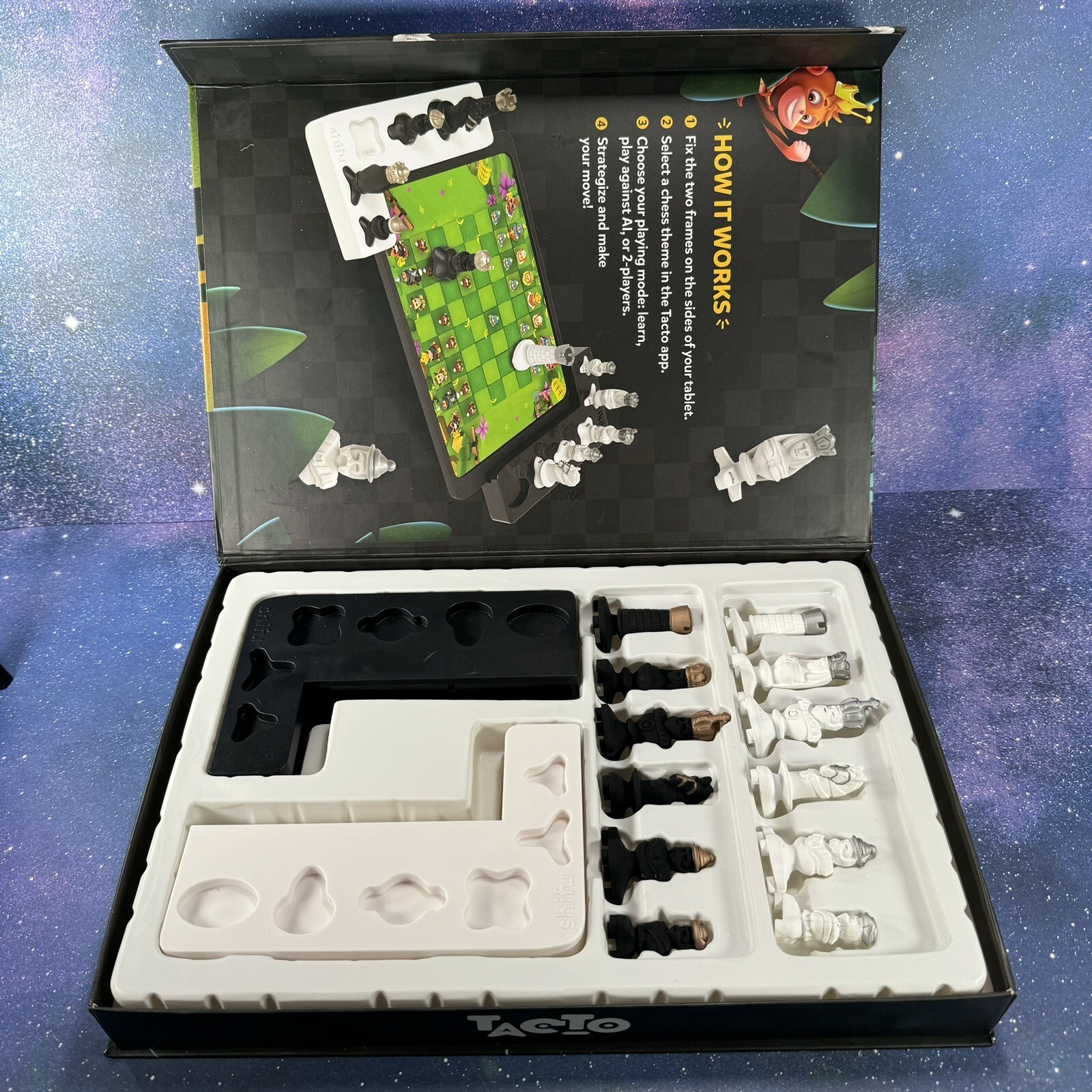 NEW Tacto Chess by PlayShifu Interactive Story Based Chess Game Set