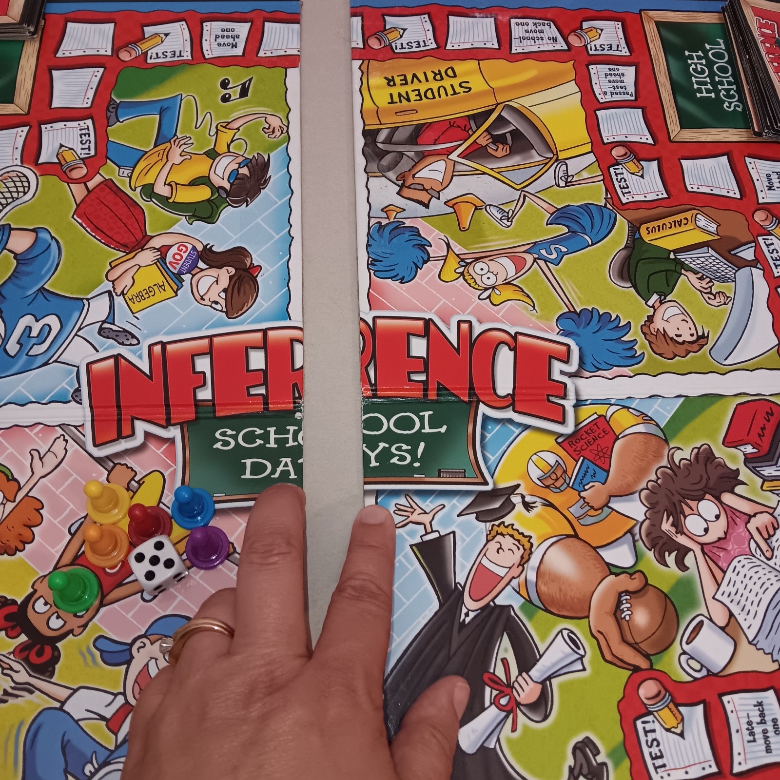 Inference School Days Board Game, Learning Well Educational Reading, Homeschool