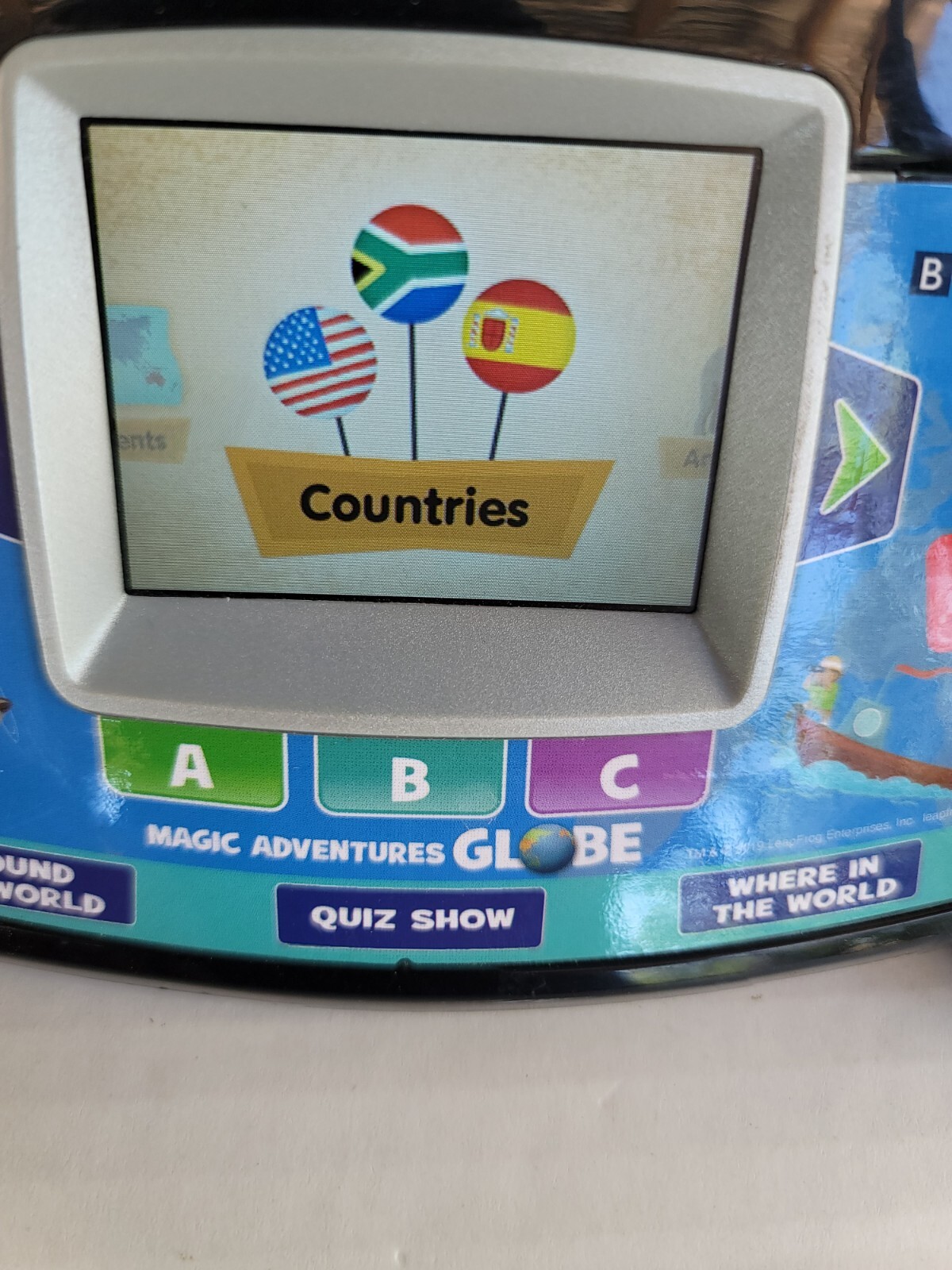 LeapFrog Magic Adventures Globe with Stylus, LCD Screen, Games & Videos