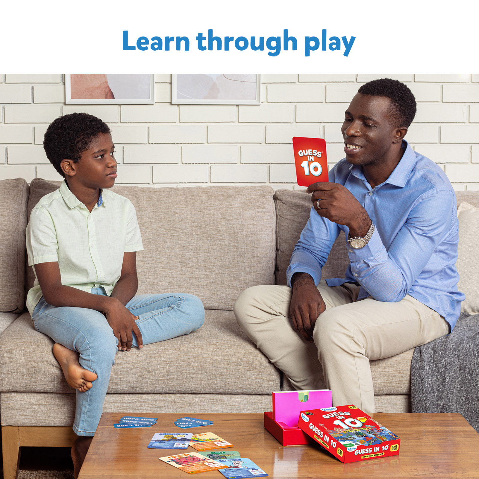 Skillmatics Card Game – Guess in 10 States of America for Kids Ages 8 and Up