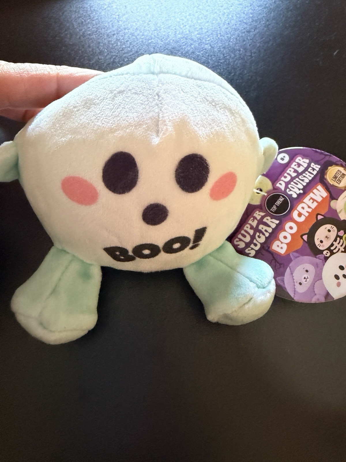 New Squishy Boo Crew Halloween Super Duper Sugar Squishers Goo Pale Green Ghost