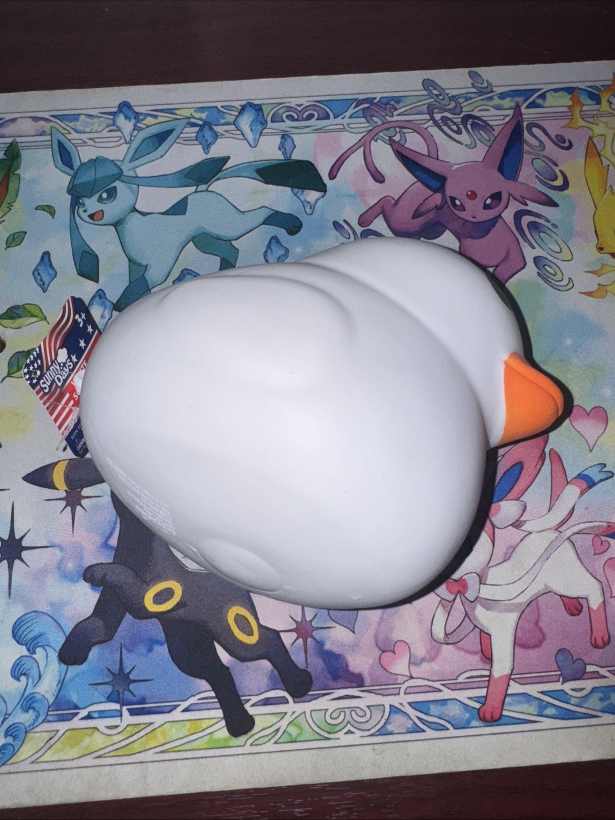 Sunny Days Jumbo Squeezy Ducks (White) Squishy Toy (NEW) (Authentic) (TikTok)