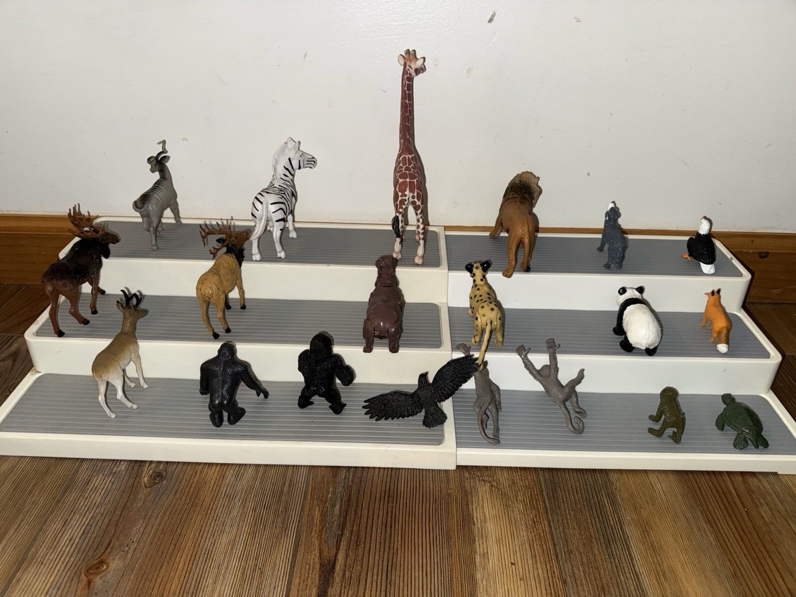 Lot Of 20 Plastic Safari Jungle Zoo Animal Toy Figures By Schleich Safari Etc