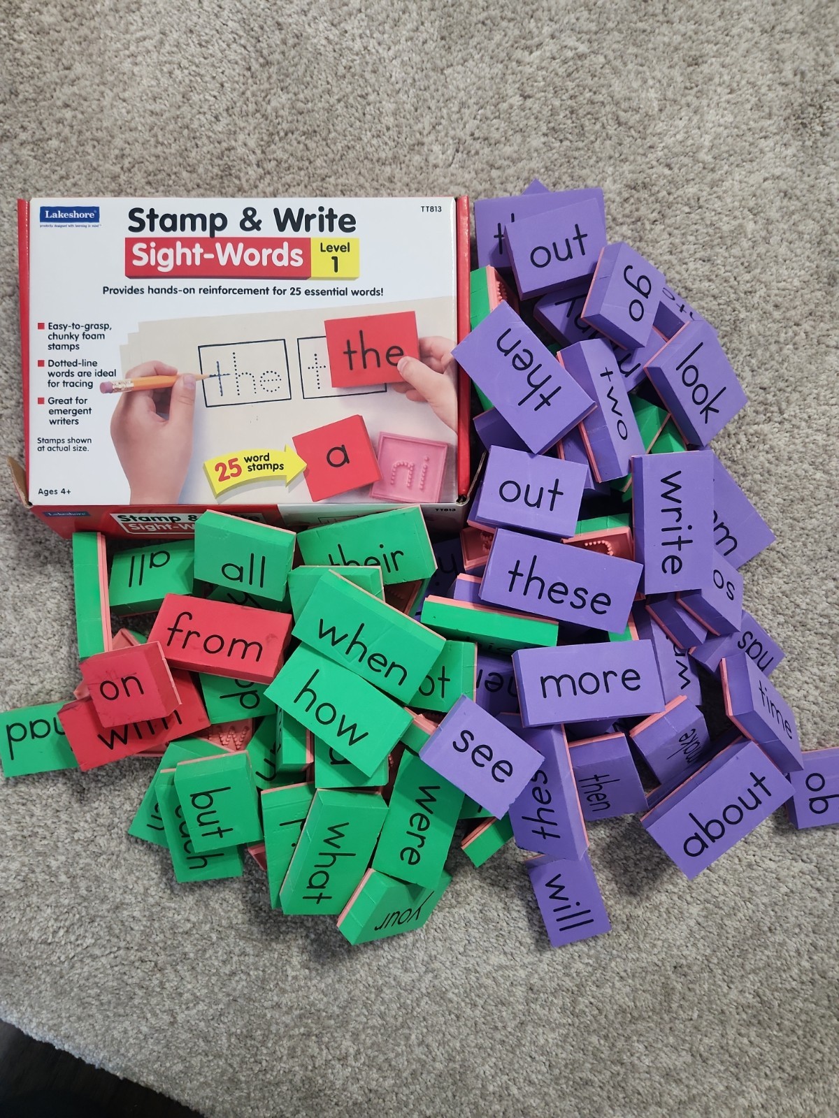 Lakeshore Learning Stamp & Write Sight-Words Level 1, 2 & 3