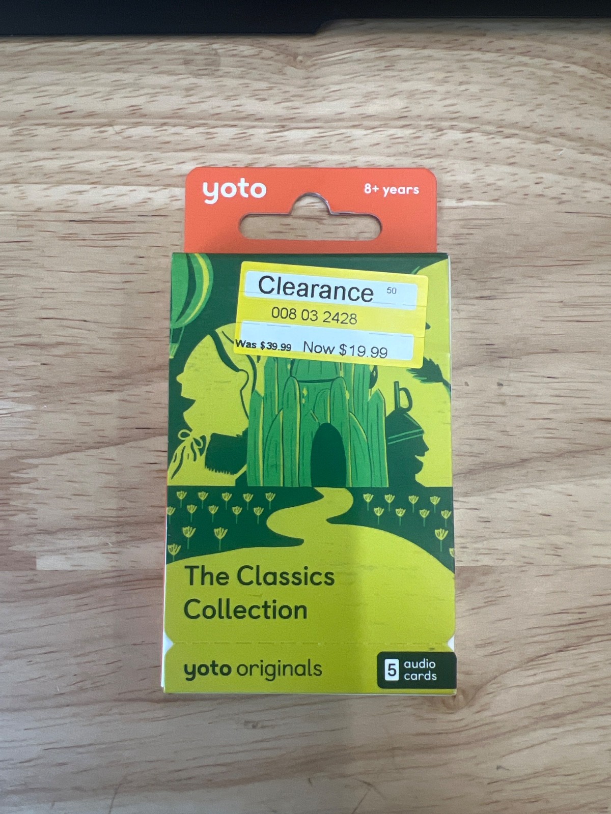 Yoto The Classics Collection Originals 5 Audio Cards Ages 8+ New Sealed NIB