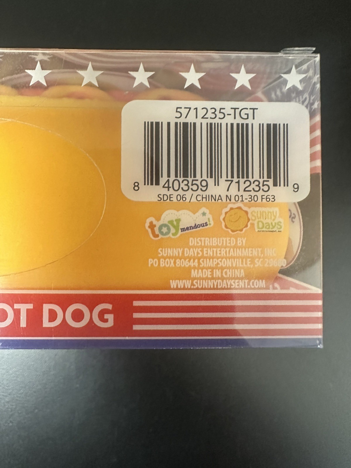 Toymendous Sunny Days Jumbo Hot Dog Squish Viral Summer Squishy Toy New 2026