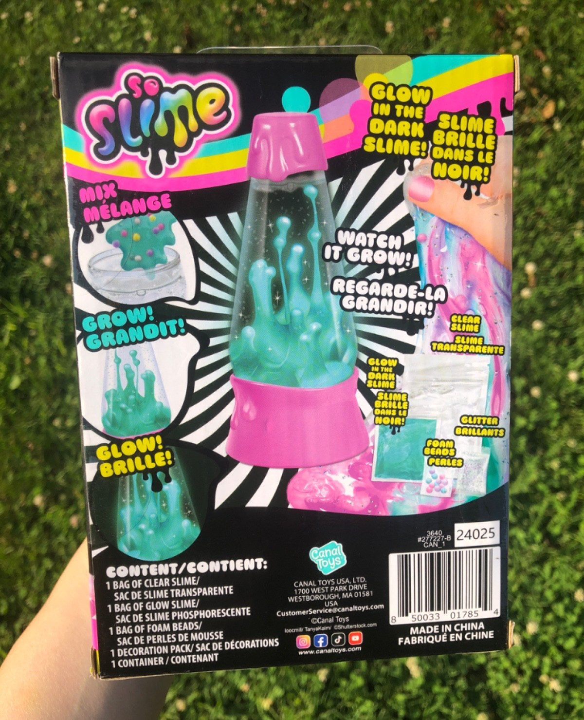 So Slime Glow Slime Kit W/ Lava Lamp Holder NIB