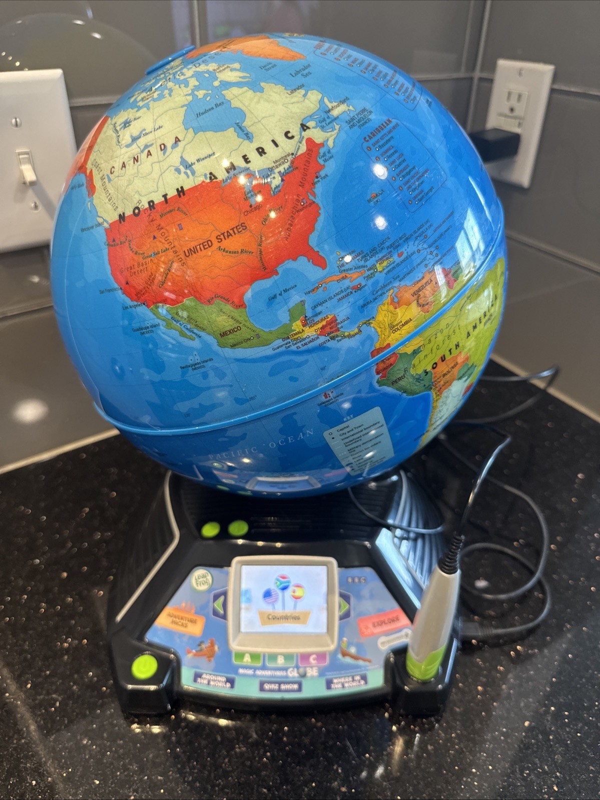 LeapFrog Magic Adventures Globe 2.8″ Video Screen BBC Interactive See Descriptio