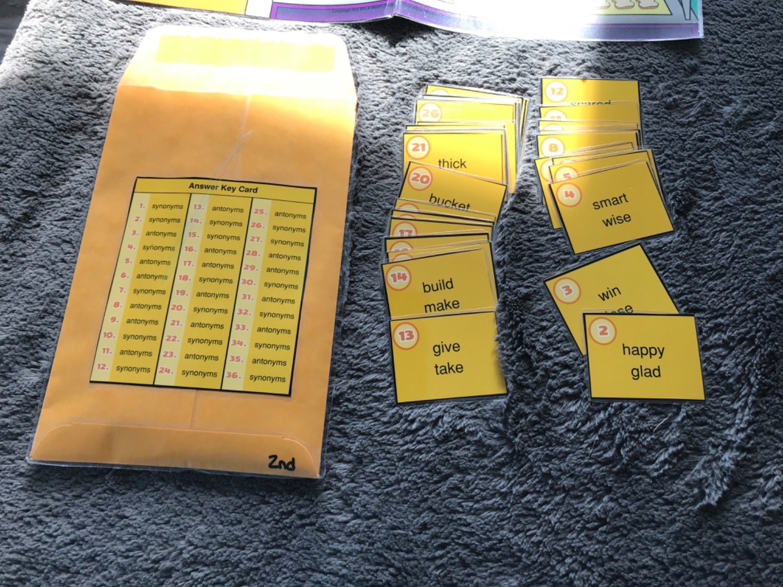 The Lunch Line! Synonyms antonyms lang arts teacher game resources 2nd grade