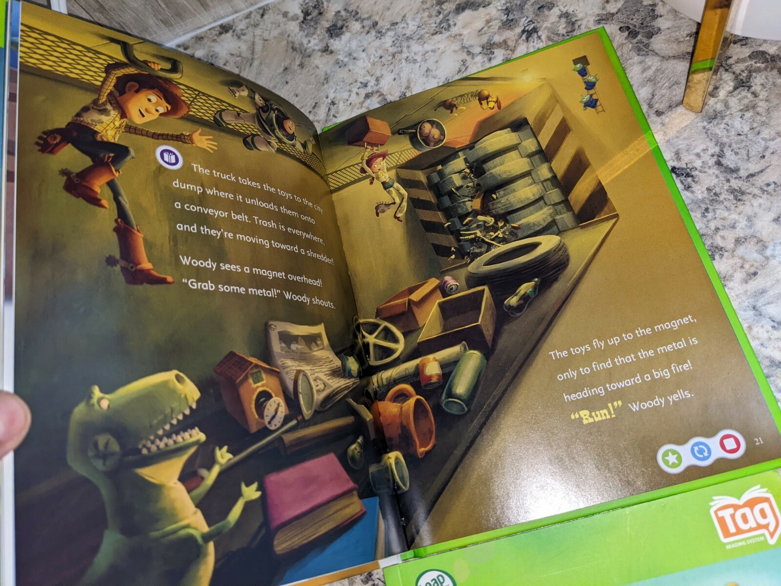 Lot 4 LeapFrog🐸 TAG Reading System Book 4-8 Years Spiderman Toy Story, Cars 📚