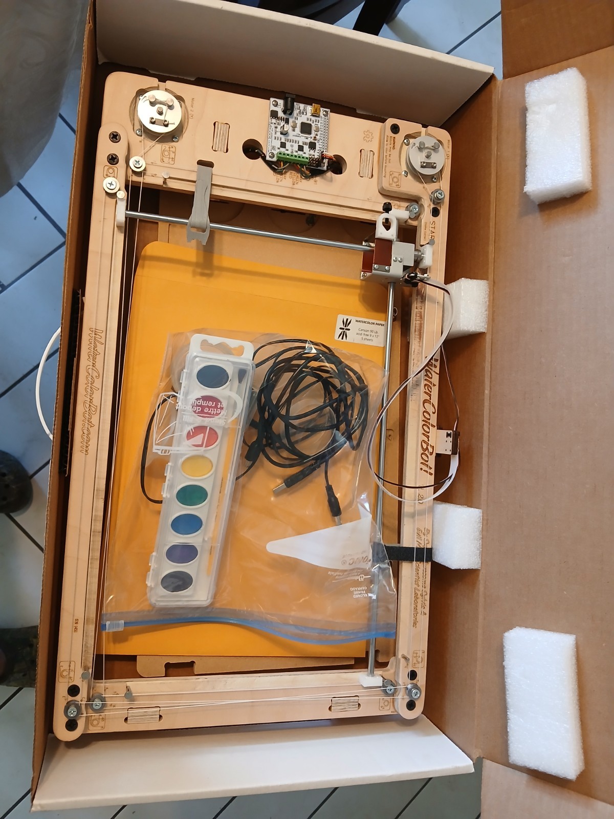 Super Awesome Sylvia’s WaterColorBot- Original Kickstarter Reward – Used Turnson