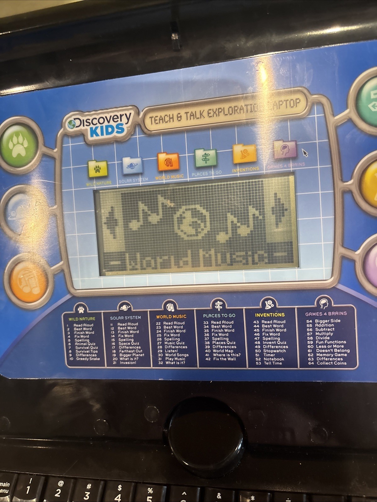Discovery Kids Teach Talk Exploration Laptop 60 Activity Games USED EXCELLENT FS