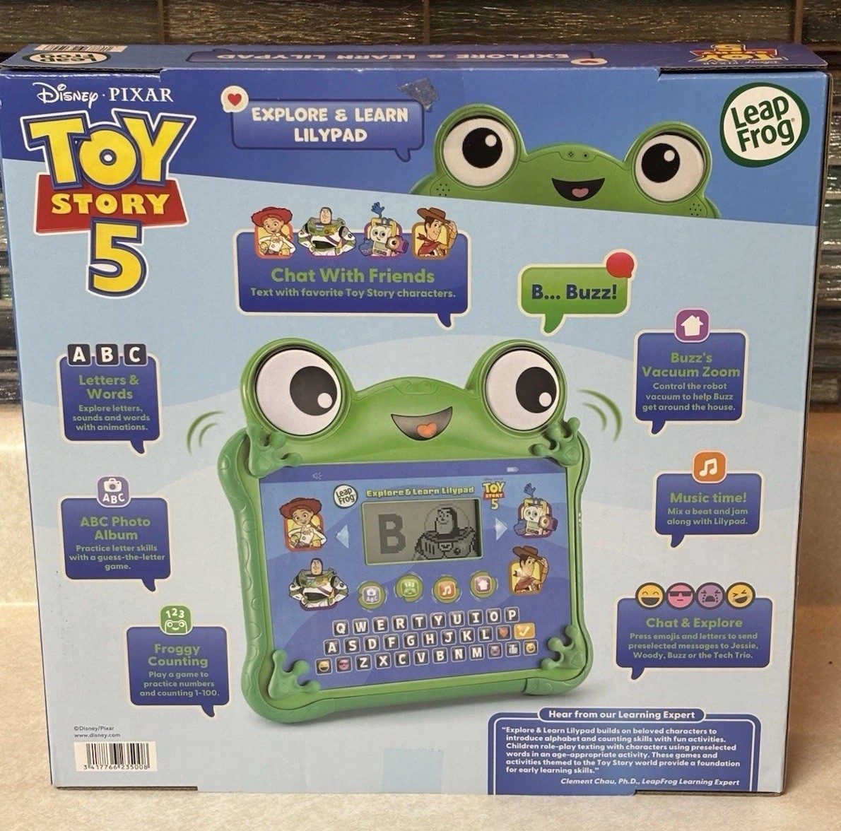 Disney Pixar Toy Story 5 – LeapFrog Explore and Learn Lilypad Toy – Brand New