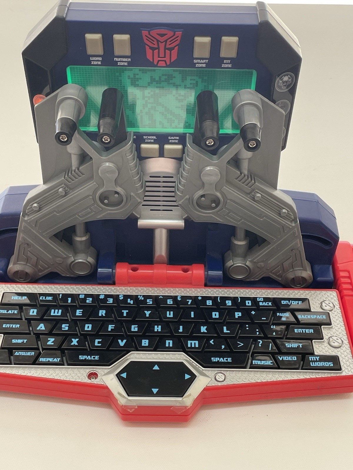 Laptop Transformers Optimus Prime Talking Learning Computer Tested Works HTF A1