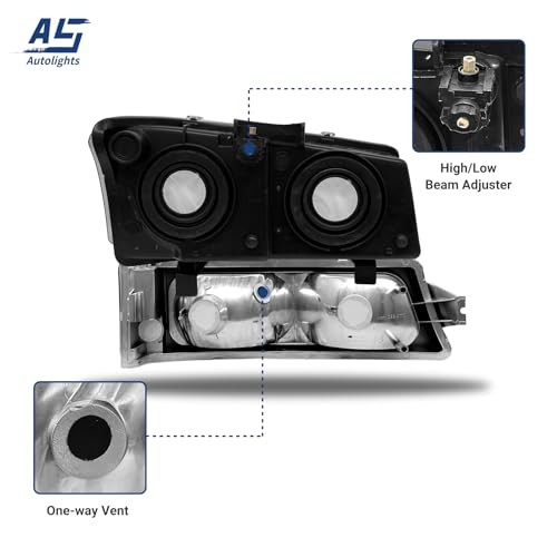 AS Headlight Assembly for 2003 2004 2005 2006 Chevy Silverado/ 03 04 05 06
